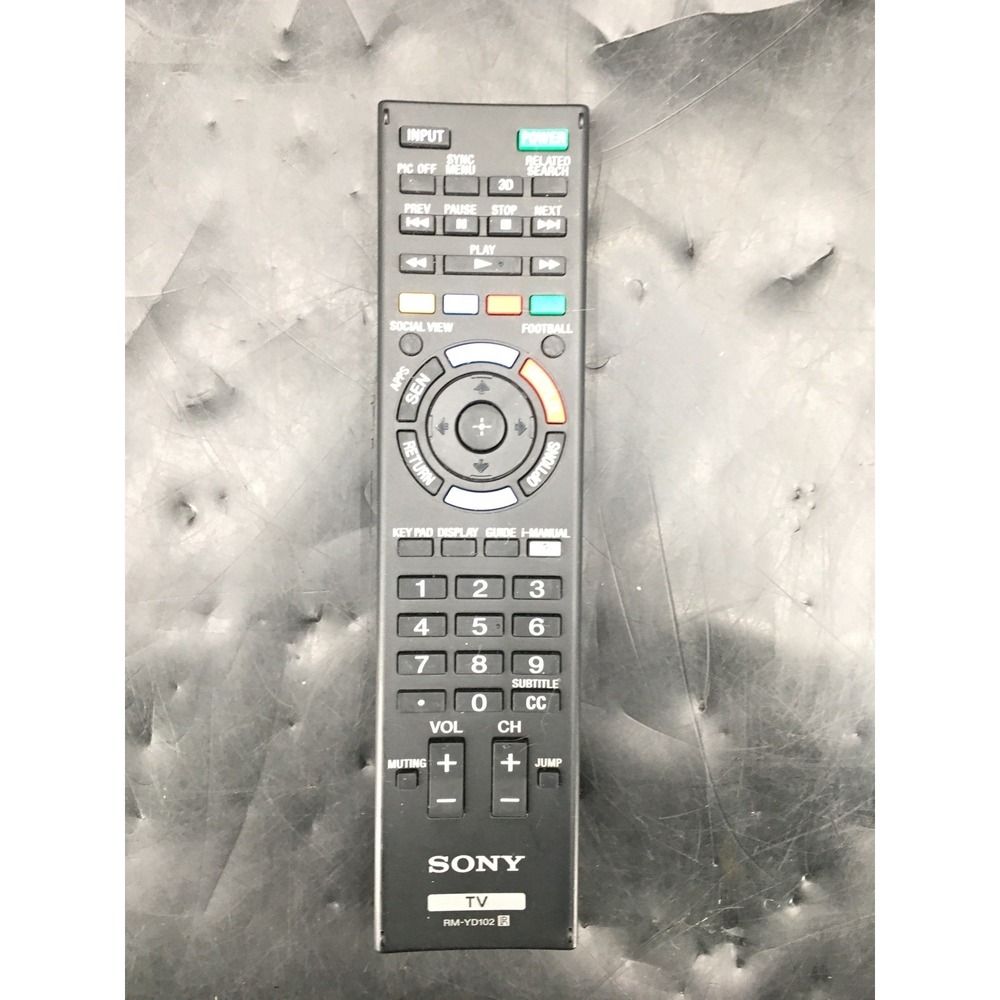 Remote Control Sony TV RM-YD102 DD-11610‎